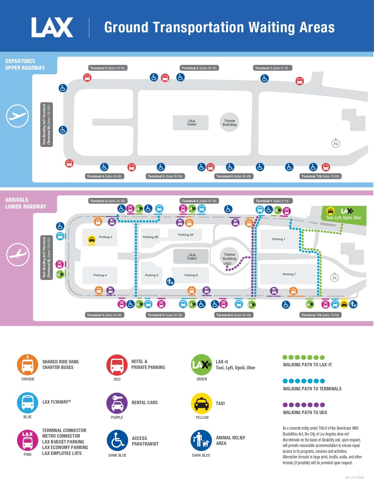 los angeles aéroport terminaux lax