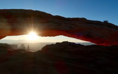 lever de soleil sur Mesa Arch