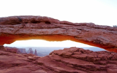 lever de soleil sur Mesa Arch