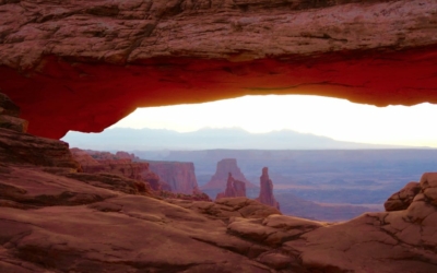 lever de soleil sur Mesa Arch