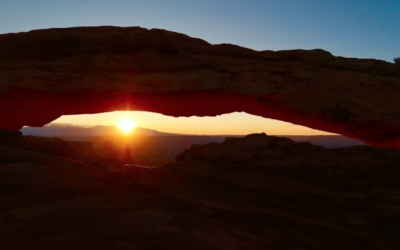 lever de soleil sur Mesa Arch