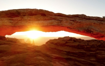 lever de soleil sur Mesa Arch