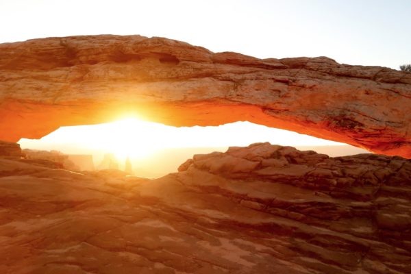 lever de soleil sur Mesa Arch