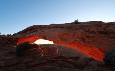 lever de soleil sur Mesa Arch