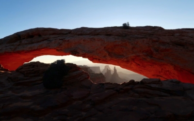 lever de soleil sur Mesa Arch