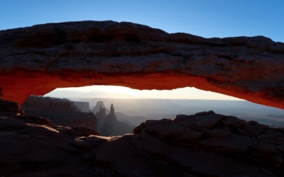 lever de soleil sur Mesa Arch