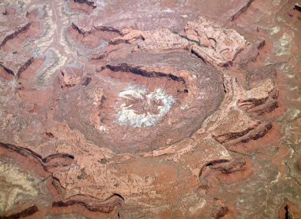 Upheaval Dome vu du ciel