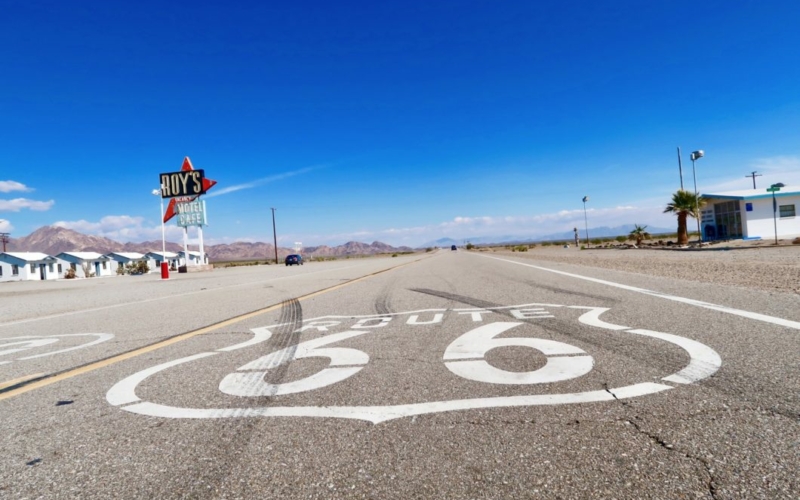 Amboy Route 66 planning road trip ouest americain