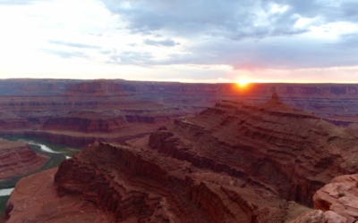 coucher de soleil dead horse point