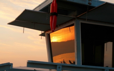 coucher de soleil santa monica