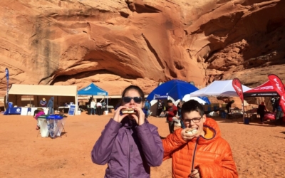 courir l'ultra trail d'Antelope Canyon
