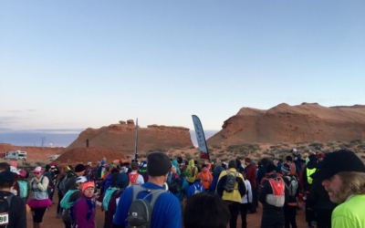 courir l'ultra trail d'Antelope Canyon