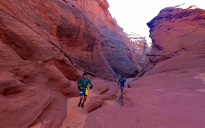 courir l'ultra trail d'Antelope Canyon
