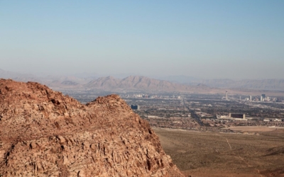 Vue depuis Calico Tanks Trail