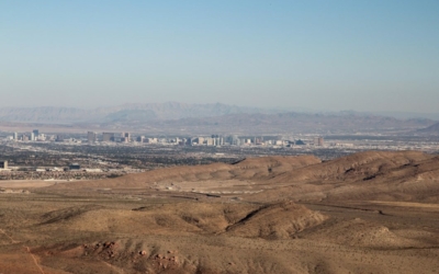 Vue depuis Calico Tanks Trail