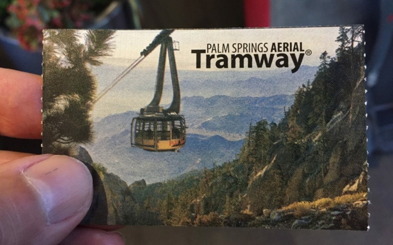billet Palm Springs Aerial Tramway