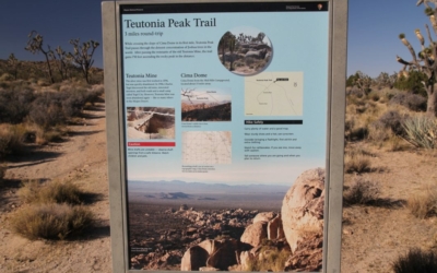 Teutonia Peak trail