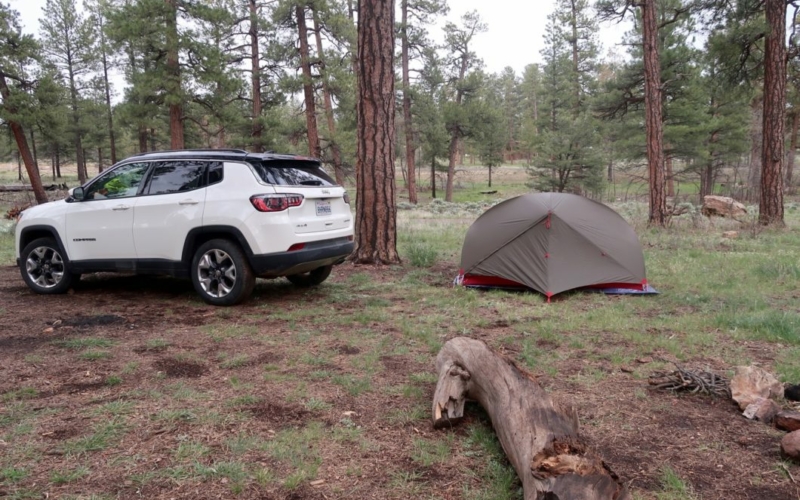 camping sauvage au Grand Canyon