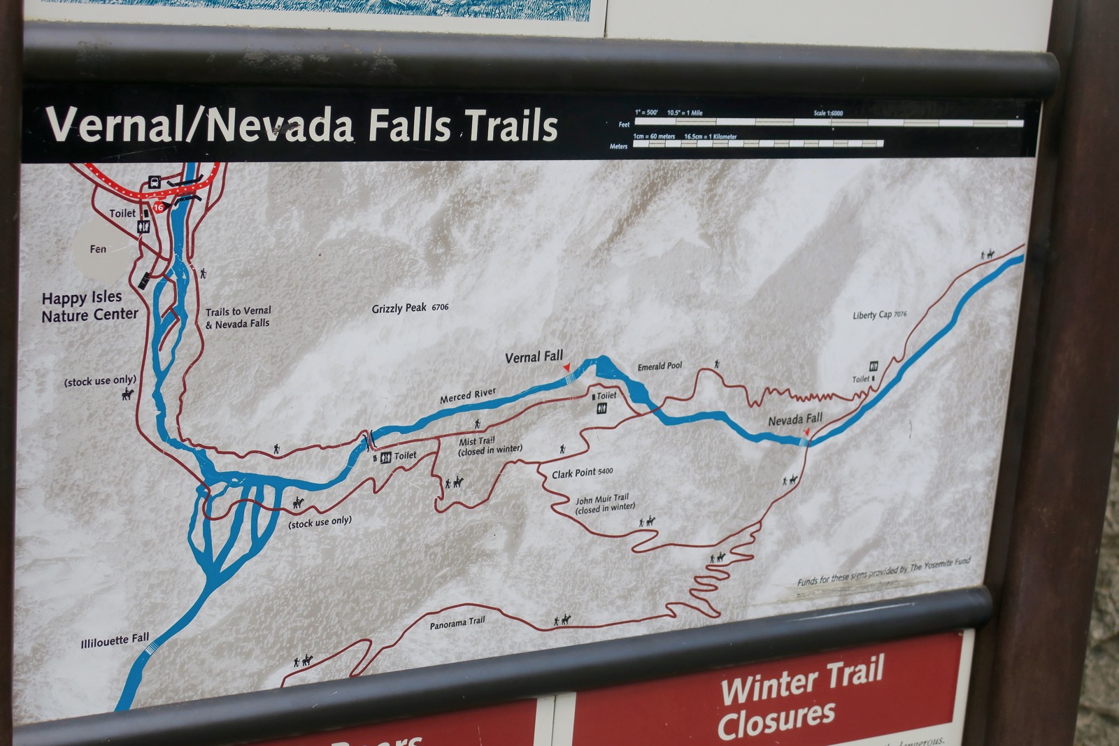 Mist Trail un des plus beaux itin raires - Mist Trail Yosemite 1 