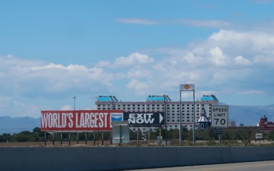 Station Chevron autour de vegas