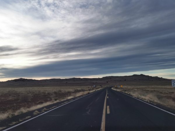 Arrivée à Meteor Crater