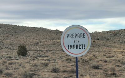 Arrivée à Meteor Crater