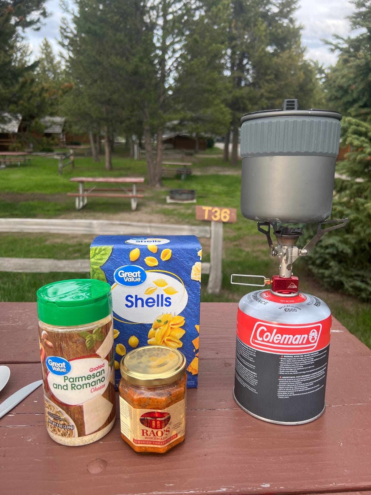 cuisine en camping
