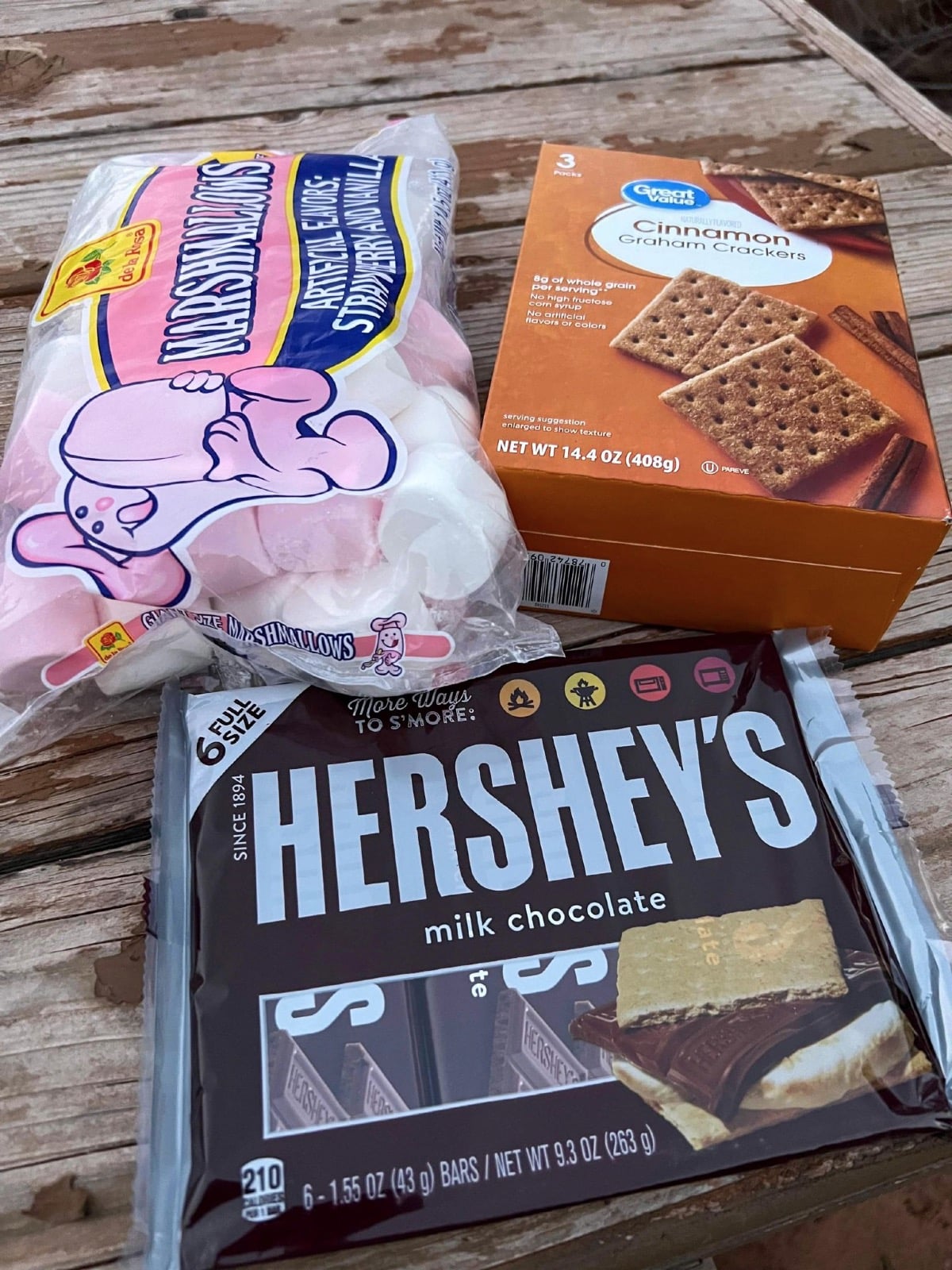 ingrédients pour s'mores