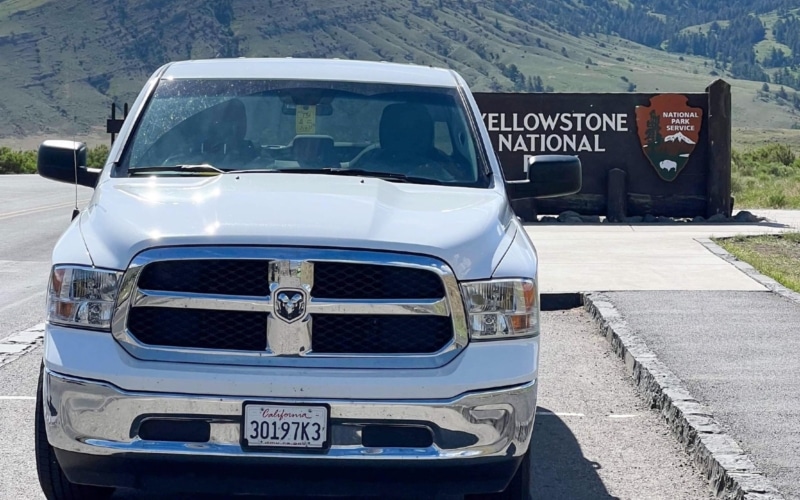 Entrée de Yellowstone 