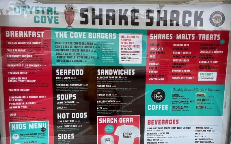 Crystal Cove Shake Shack 
