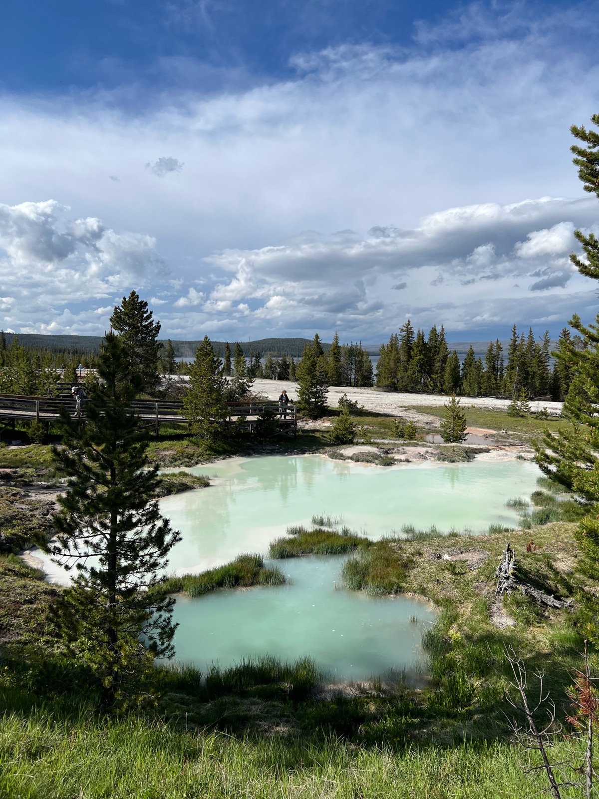 Painted Pools et Twin Geyser