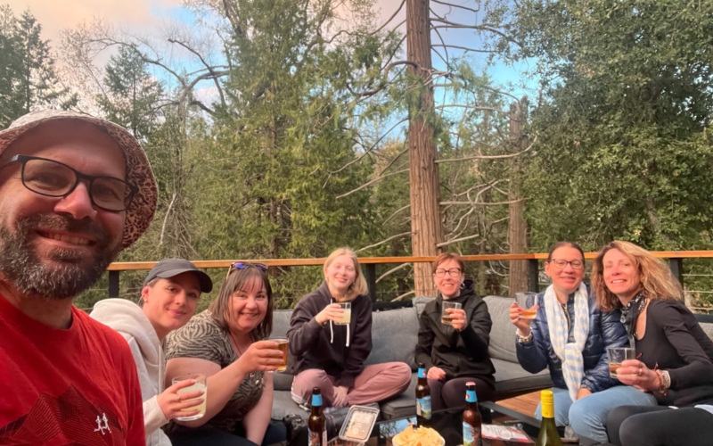 premier apéro avec les California Girls 