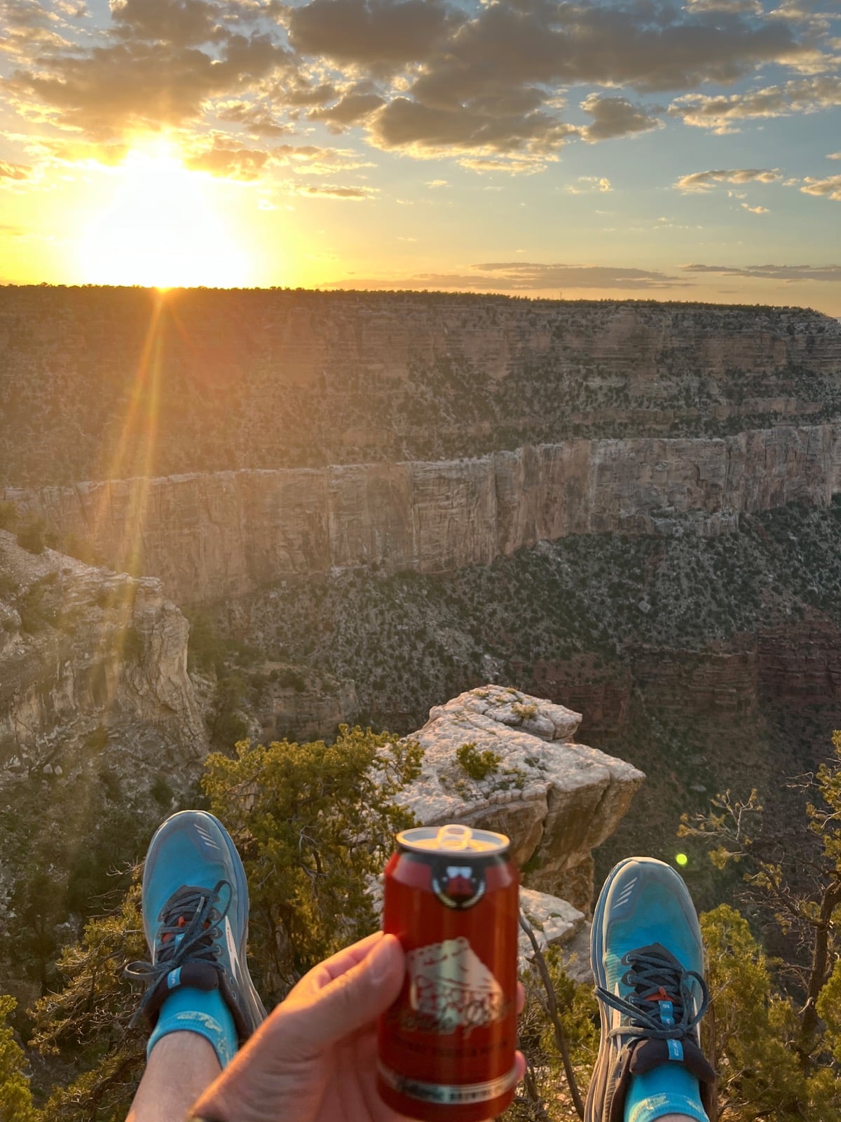 soirée au Grand Canyon 