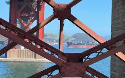 Vue sur le Golden Gate Bridge