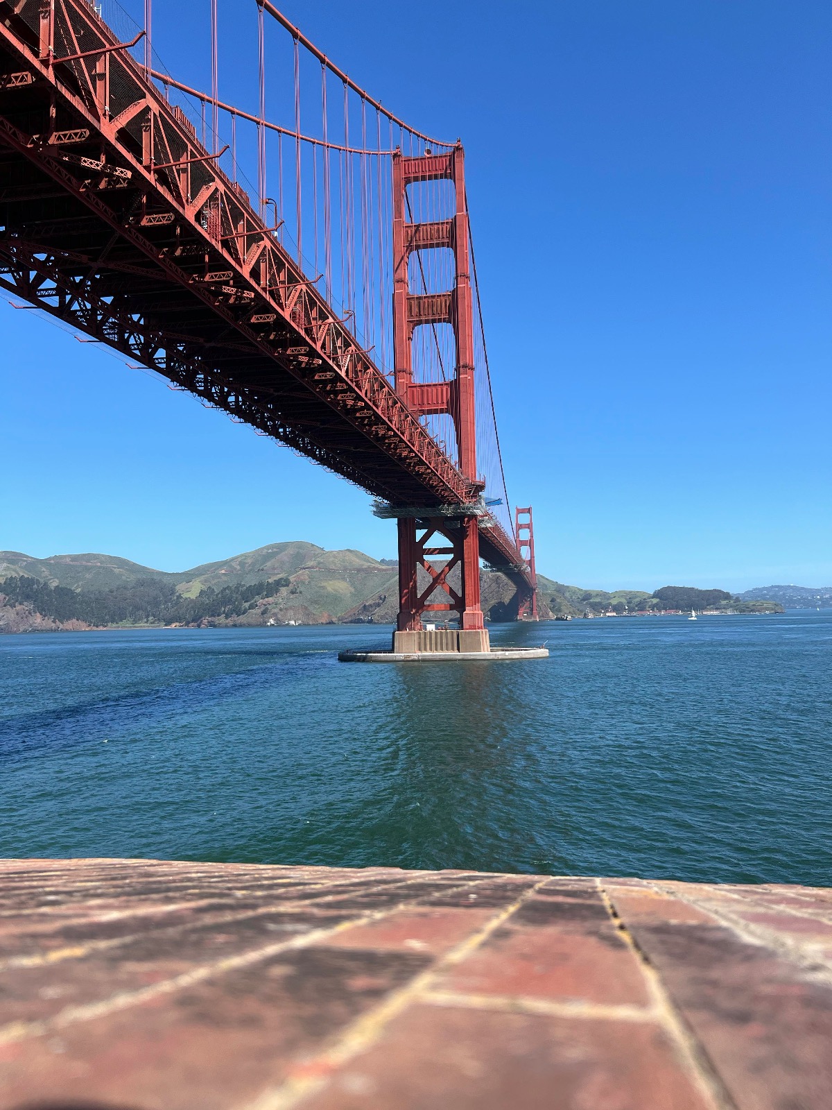 Vue sur le Golden Gate Bridge 