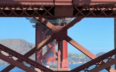 Vue sur le Golden Gate Bridge