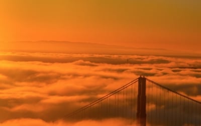 lever de soleil à Hawk Hill