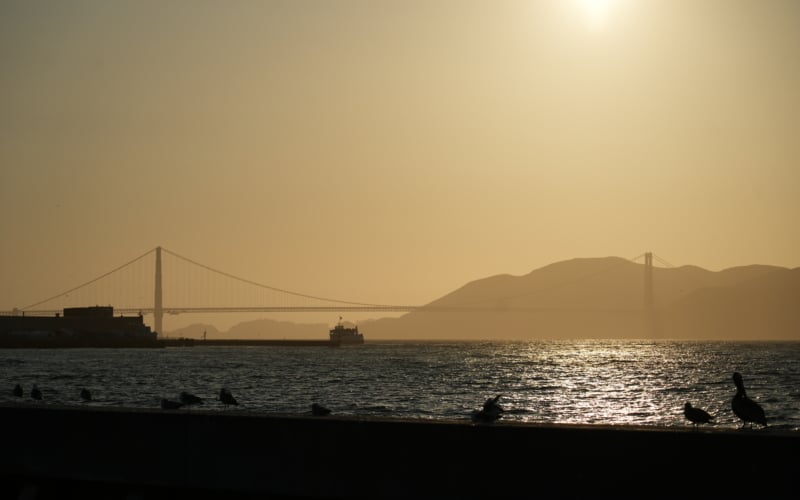 san francisco sunset golden gate bridge 2025